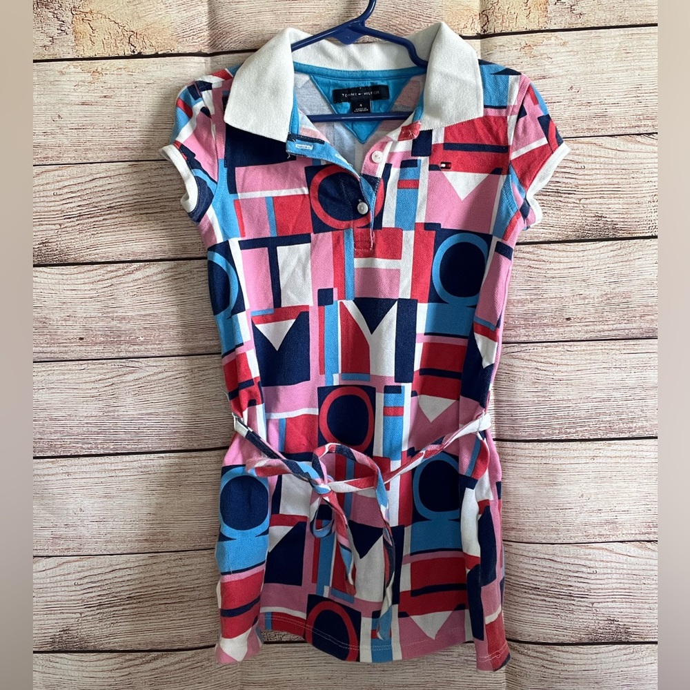 Tommy Hilfiger abstract colorful dress